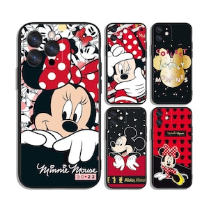 Custodie protettive di Topolino per Samsung S25 S24 S23 S22 S21 A55 A35 A25 A15 A54 A53 A14 4G 5G e iPhone 12 13 14 15 16 Pro Max