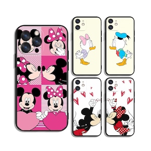 Mickey Mouse protective cases for Samsung S25 S24 S23 S22 S21 A55 A35 A25 A15 A54 A53 A14 4G 5G & iPhone 12 13 14 15 16 Pro Max