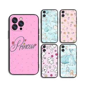 Fashion Princess protective cases for Samsung S25 S24 S23 S22 S21 A55 A35 A25 A15 A54 A53 A14 4G 5G & iPhone 12 13 14 15 16 Pro Max