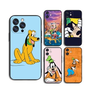Goofy dog protective cases for Samsung S25 S24 S23 S22 S21 A55 A35 A25 A15 A54 A53 A14 4G 5G & iPhone 12 13 14 15 16 Pro Max