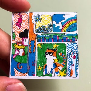 Rainbow cats Stickers