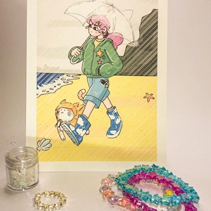 Brittany print A5