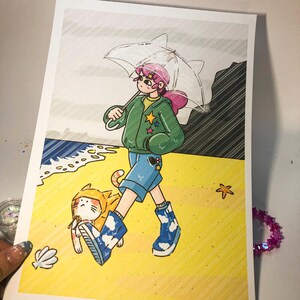Brittany print A4