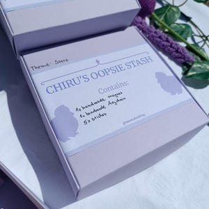 Mystery Oopsie Box: Themed Stationery Grab Bag with Flawed Stickers & Pins