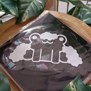 Frog Suncatcher: Rainbow Window Cling - Whimsical Decoration