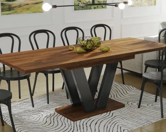 Mesa de comedor extensible Cooper Stirling de roble