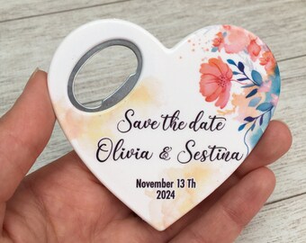 Bottle Opener Wedding Favor, Wedding Magnet, Cap Opener Magnets, Wedding Favor, Wedding Thank You Favor, Custom Wedding Favor, Magnet Gift