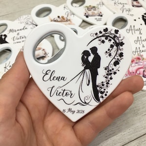 Bottle Opener Wedding Favors / Magnet Opener Favors / Wedding Party Favors for Guests in bulk / Wedding Bulk Favors, Magnet Gift For Wedding