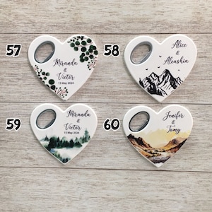 Bottle Opener Wedding Favor, Wedding Favors for Guests in Bulk, Wedding Souvenir, Custom Gift Favor, Engagement Party Souvenir zdjęcie 8