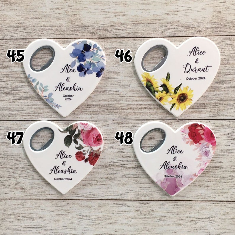 Bottle Opener Wedding Favor, Wedding Favors for Guests in Bulk, Wedding Souvenir, Custom Gift Favor, Engagement Party Souvenir zdjęcie 5