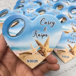 Wedding Favor Bottle Opener Magnet, Wedding Souvenir For Guests in Bulk, Engagement Party Favors, Wedding Shower Gift For Guest