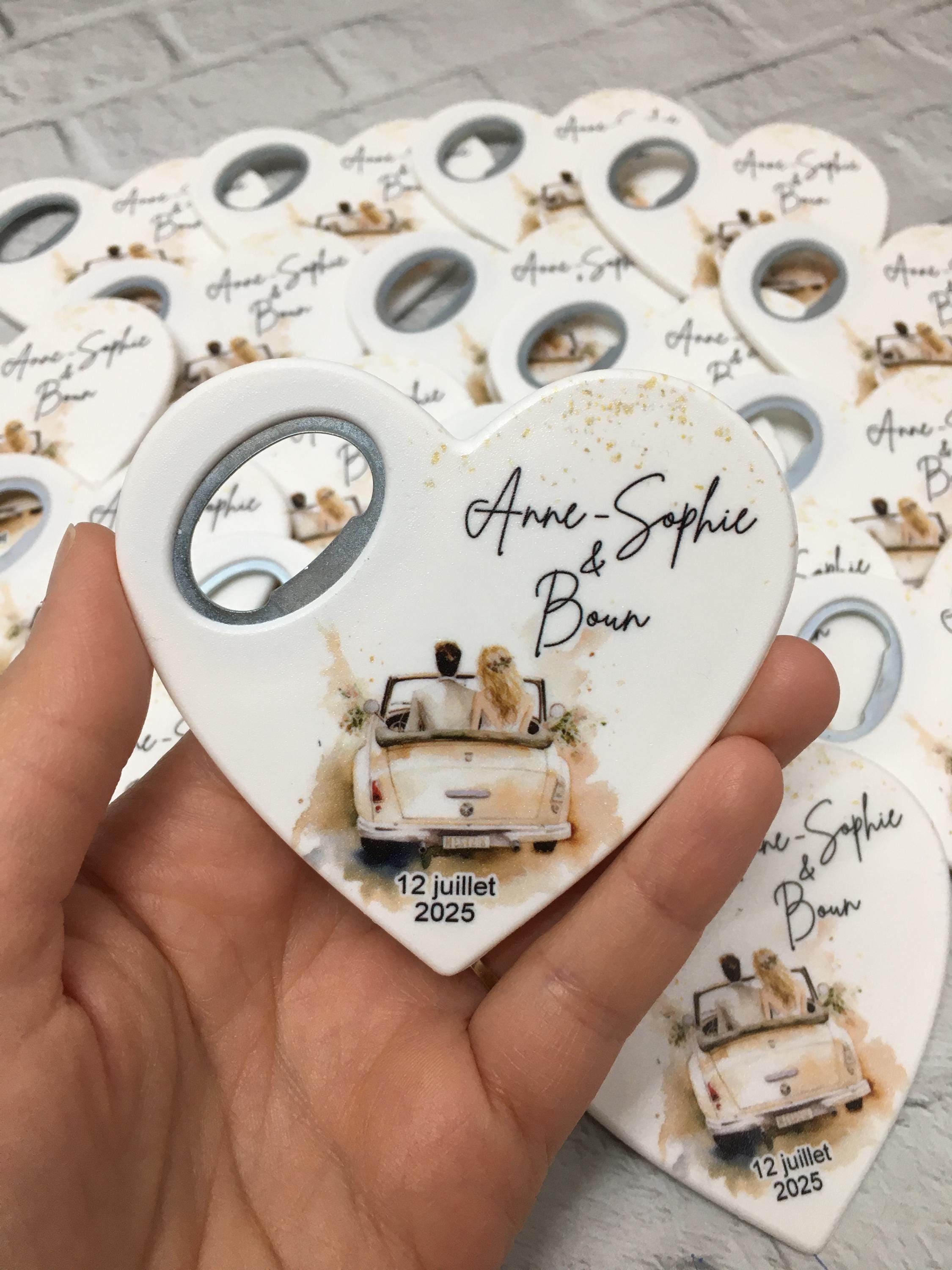 Heart Bottle Opener Magnet
