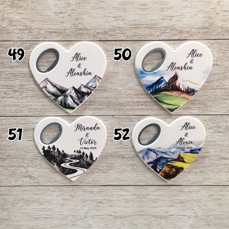 Bottle Opener Wedding Favor, Wedding Favors for Guests in Bulk, Wedding Souvenir, Custom Gift Favor, Engagement Party Souvenir zdjęcie 6