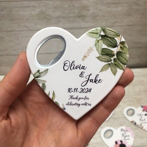 Bottle Opener Wedding Favor, Magnetic Bottle Opener, Magnet Opener Favors, Magnet Gift, Wedding Guest Gift, Wedding Souvenir Magnet