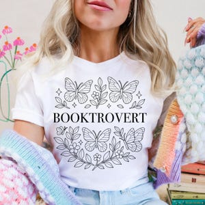 Booktrovert PNG, Funny Book Lover PNG, Trendy Bookish png, Bookish shirt design, Book Lover Gift PNG Sublimation for cup wraps and tote bags