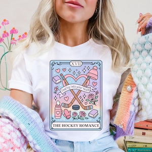 Tarot card png t-shirt design for hockey romance reader