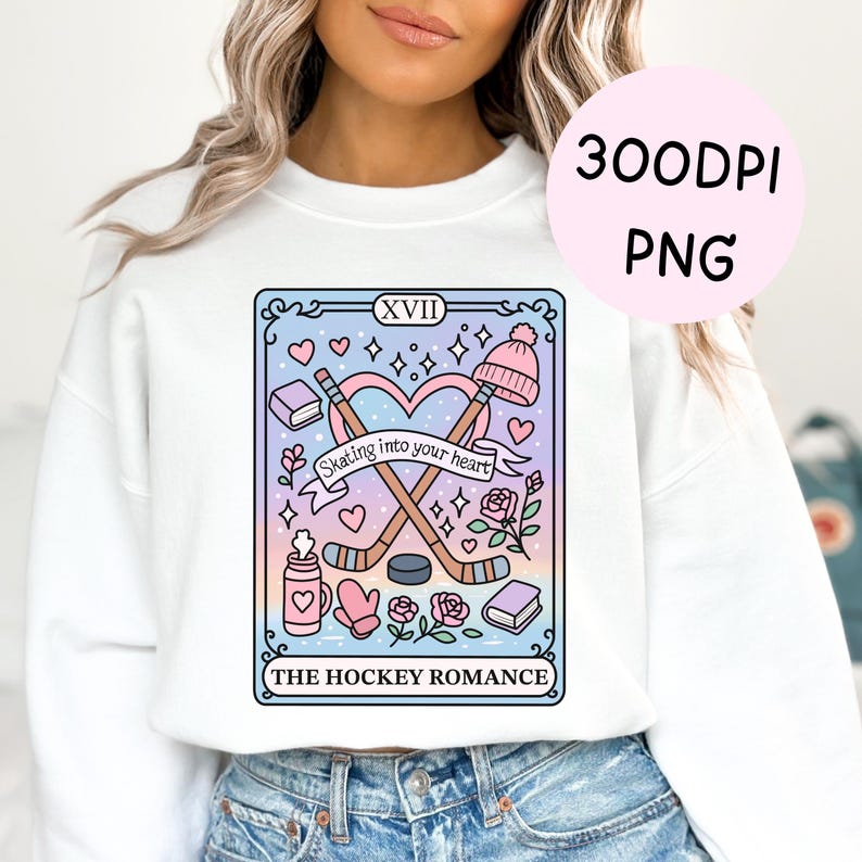 Book lover hockey romance sweatshirt png