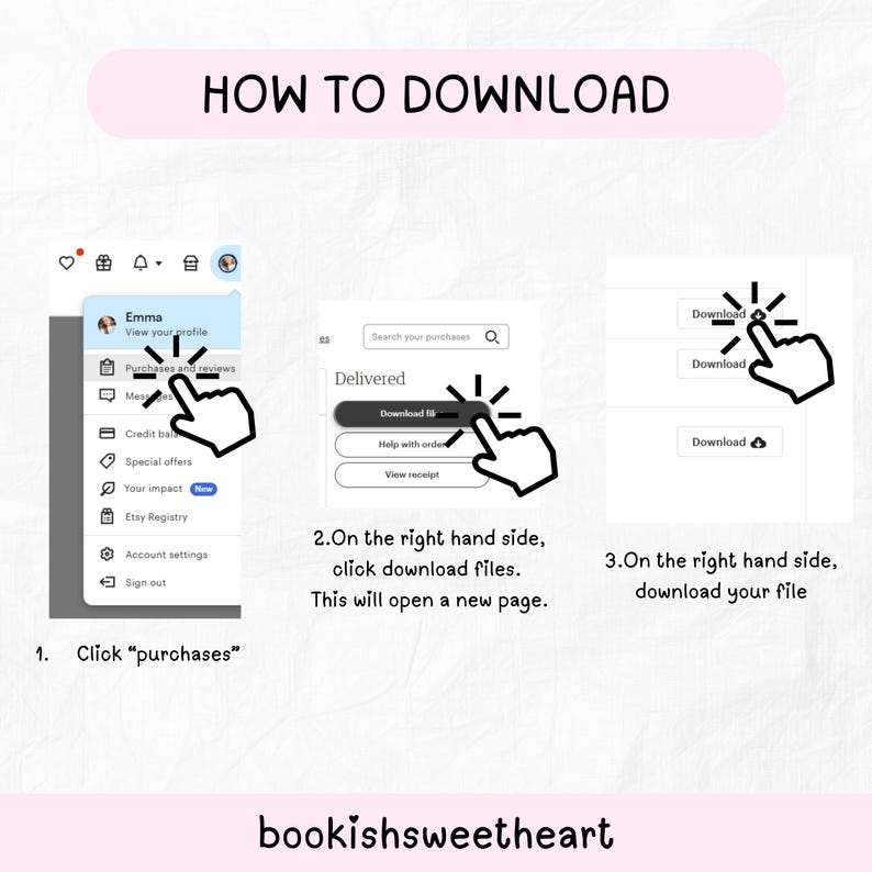 How to download a png file on etsy