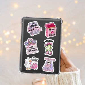 yeehaw cowboy sticker and other trendy bookish kindle stickers