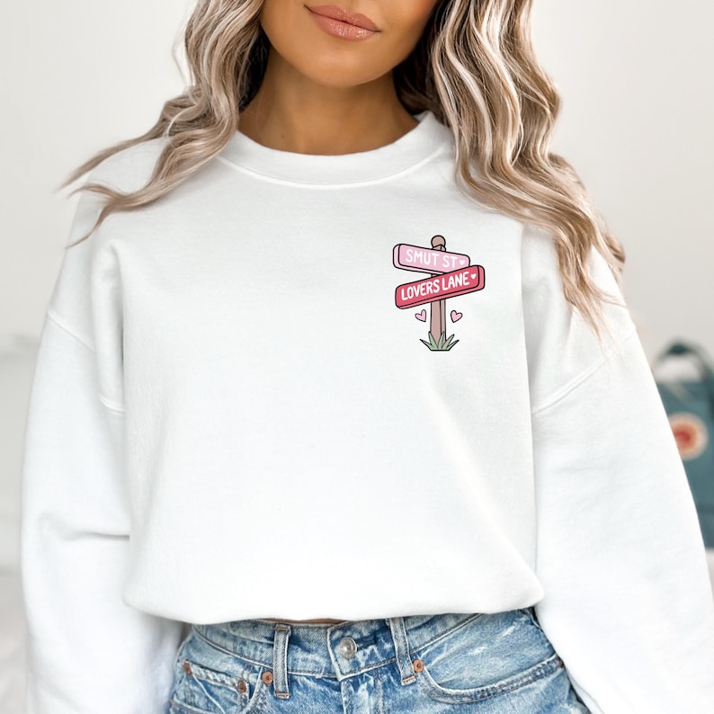 Smut png for bookish sweatshirt design