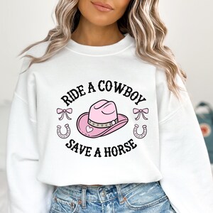 Book sweatshirt png design for cowboy lovers