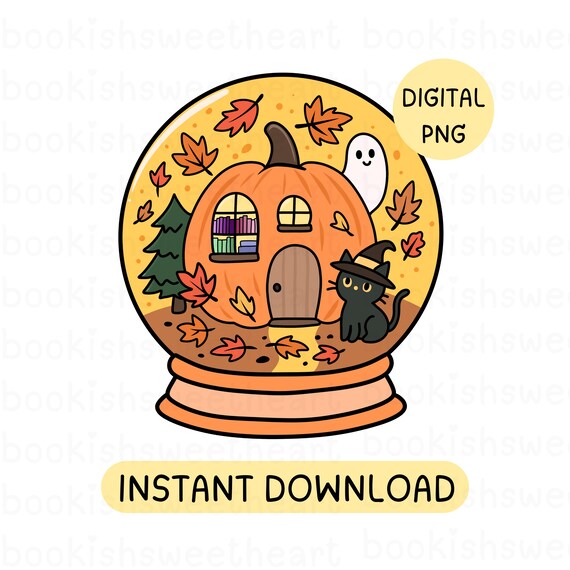 Fall reading png, Spooky bookish png, Book lover designs for Halloween kindle stickers, Bookshop Clipart,  Autumn, Ghost reading clipart