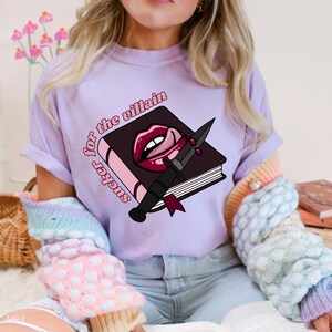 Smut png on a purple t-shirt for book girlies