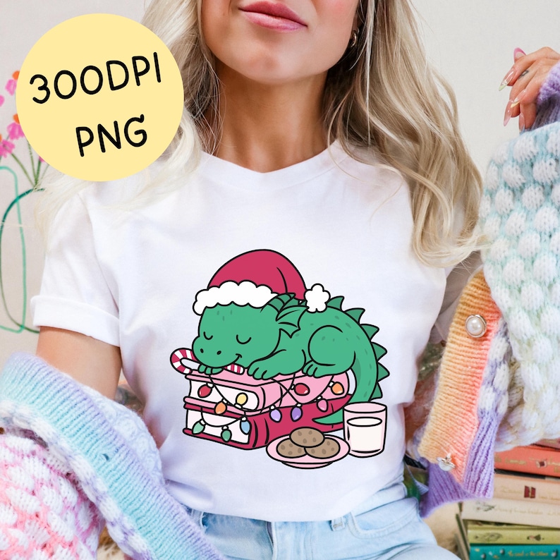 Bookish Christmas Shirt Design