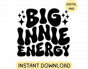 Outie Innie PNG, MDR png, Pop Culture png, Big energy png, TV Show png, Sublimation design for Sci-Fi Fan gift, Scary Numbers