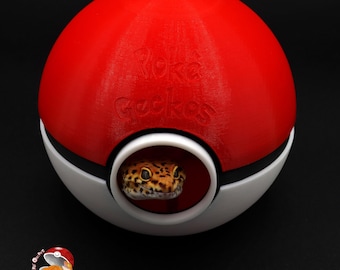 Nascondiglio umido per Poké Ball - per gechi, rettili, serpenti, lucertole, piccoli mammiferi, migal, ragni. Rifugio per la muta e la deposizione delle uova per terrari.