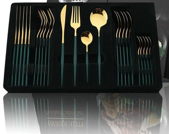 Luxury Copper Cutlery Set - Unique, Durable, Unique Gift, copper fork, copper knife, copper spoon, premium cutlery, cutlery collection