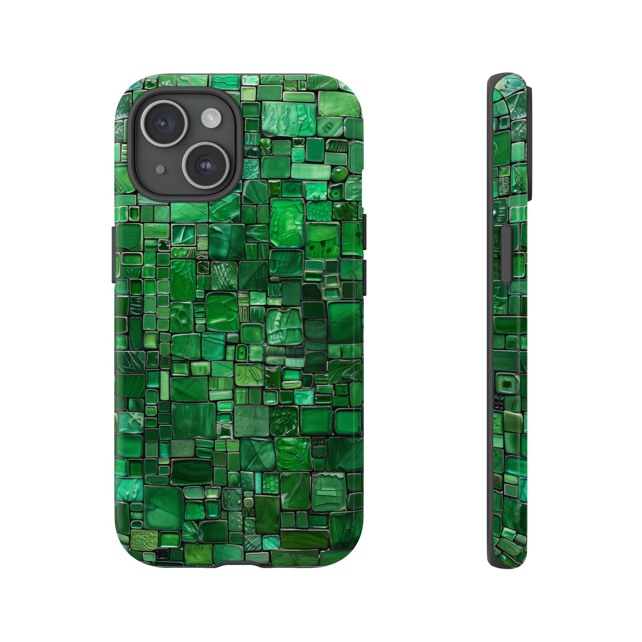 Society6 iPhone5用 Closeup of a Glass Mosaic ケース Society6 iPhone5用 Closeup of a Glass Mosaic ケース Green