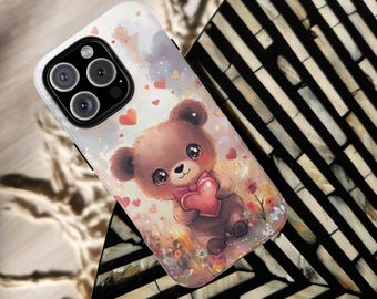 Cute Moschino Bear Bumper iPhone Case, for iPhone 15 Pro Max, 14
