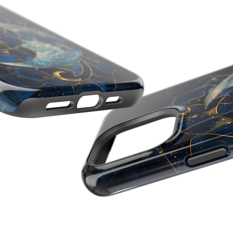 Sun and Moon MagSafe Tough Phone Case Stained Glass Celestial Astronomy Lover Space Gift Compatible With iPhone 15 16 17 Pro Max Plus Mini image 7