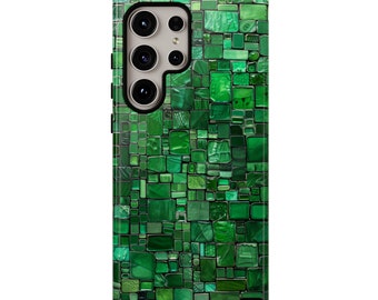Society6 iPhone5用 Closeup of a Glass Mosaic ケース Society6 iPhone5用 Closeup of a Glass Mosaic ケース Green