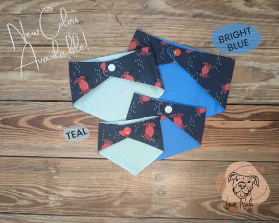 Cute Summer Dog Bandana | Reversible Beach Bandana for Dog  display picture 1