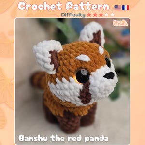 Virkmönster - Banshu the Red Panda