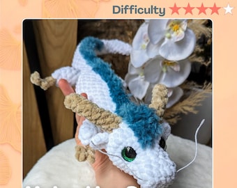 Patrón de ganchillo - Haku el Dragón