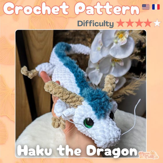Crochet Pattern - Haku the Dragon