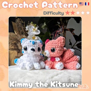 Crochet Pattern - Kimmy the Kitsune