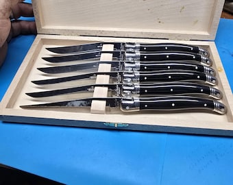 Rare Laguiole steak knives set