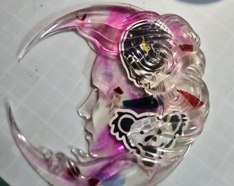 Grateful Dead Psychedelic Epoxy exotic fish Wall Decor – Unique & Colorful Art Piece