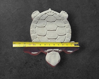 handmade cement turtle stepping stone