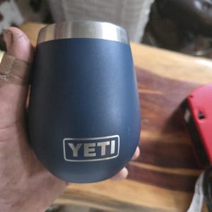 Navy blue OBX yeti wine tumbler bild 1