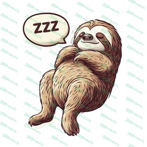 20 PNGs Whimsical Animal Mega Pack – Funny Dog, Cat, Sloth PNG – Watercolor Clipart – Stickers, Decals, Digital Print – Commercial License