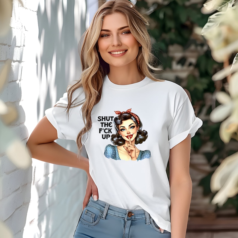 19 Pngs Funny Pinup Girl Quote Sublimation , Illustration Artworks300