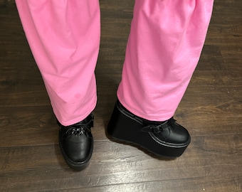 Pink Goth Boot Leg Warmers