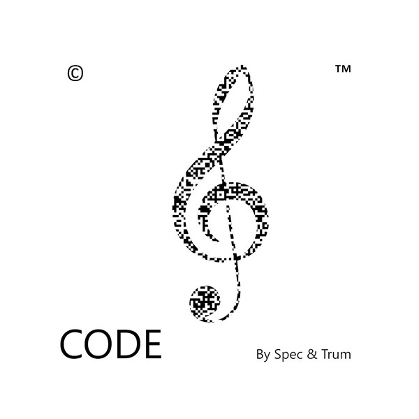 Spersonalizowany kod QR w kształcie klucz wiolinowy  • Unikalny i spersonalizowany znak QR nuta  • Png, Jpg • Znak multimedialny•Do pobrania