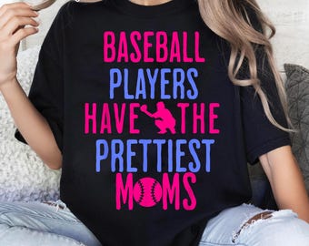Les joueurs de baseball ont les plus belles mamans des jeunes Baseball Mom Png, Baseball Mom Gift, Baseball Mom Shirt Png, Téléchargement numérique