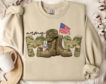 Army Mama Camourflage Mother's Day Mom Patriotic USA Flag PNG, Mother's Day Png, Digital File, Digital Download